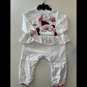 Mudpie Red Santa 1 piece